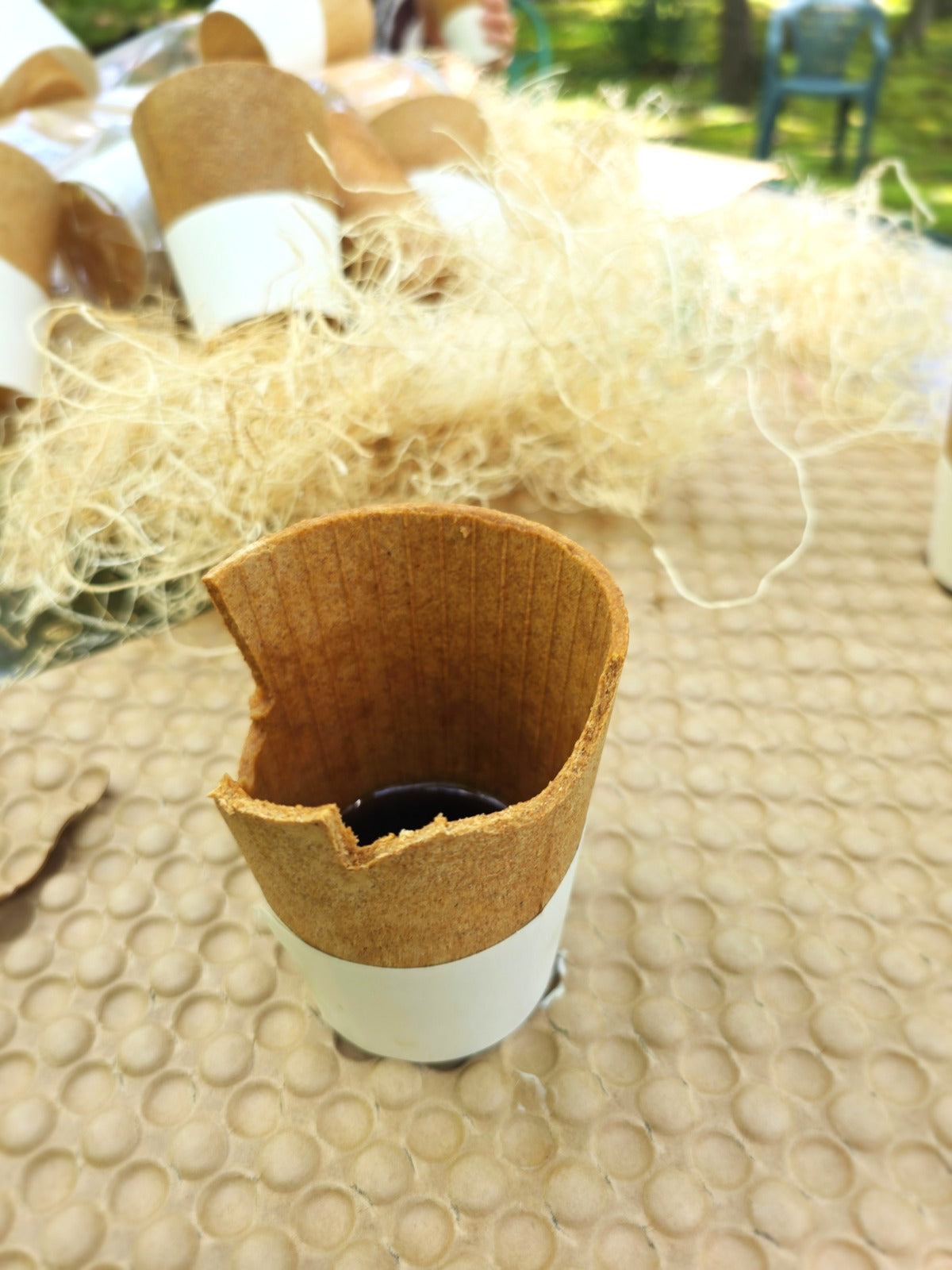 Edible Coffee Cups Large 9oz | Eco-Friendly Drinkware by Crunch Lane