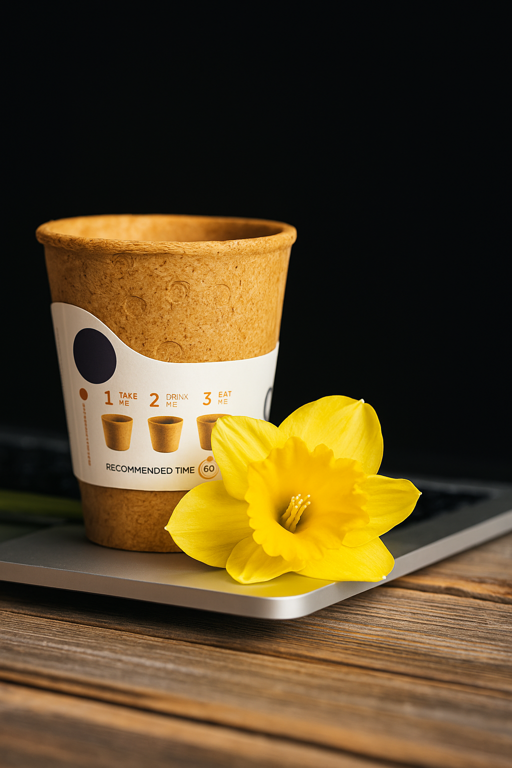 CrunchLane edible coffee cups story
