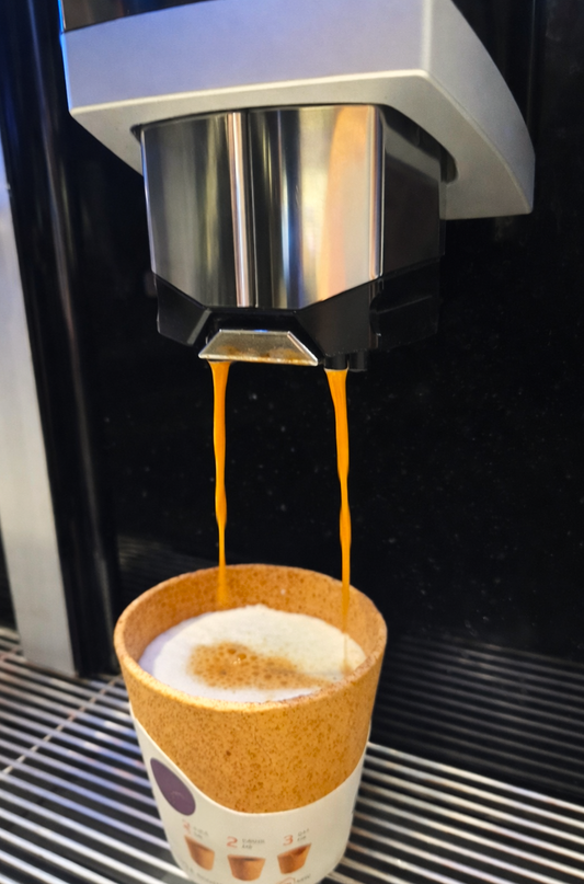Edible coffee cups, standard size (7.5oz)