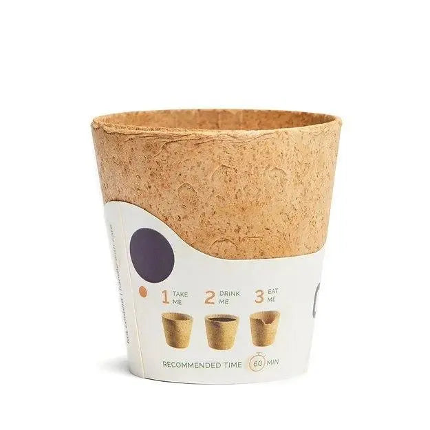 Edible coffee cups, standard size (7.5oz)