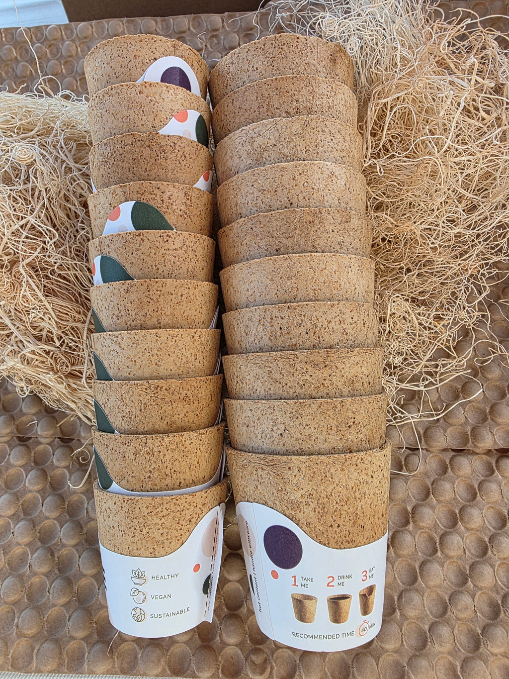 Edible espresso cups (10 pcs)